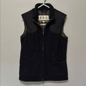 Barbour Black Fleece Vest